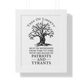 Copy of Copy of Liberty Tree Framed Vertical Poster