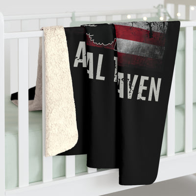 ATH American Flag Sherpa Fleece Blanket - Appeal to Heaven USA