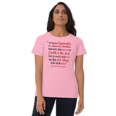 Women's short sleeve t-shirt - Appeal to Heaven USA