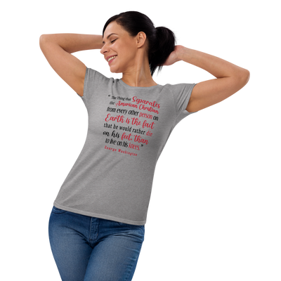 Women's short sleeve t-shirt - Appeal to Heaven USA