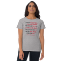 Women's short sleeve t-shirt - Appeal to Heaven USA